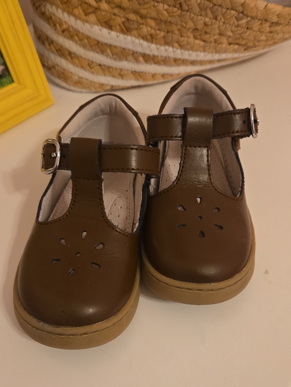 L'amour Brown Toddler Shoes